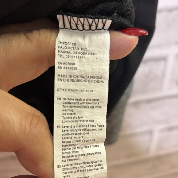 Urban active youth, large 14 boys hoodie with pockets, black gray - Picture 7 of 7